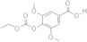 Ácido 4-[(etoxicarbonil)oxi]-3,5-dimetoxibenzóico