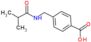 4-{[(2-methylpropanoyl)amino]methyl}benzoic acid