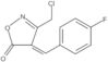 3-(Chloromethyl)-4-[(4-fluorophenyl)methylene]-5(4H)-isoxazolone