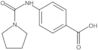 4-[(1-Pyrrolidinylcarbonyl)amino]benzoic acid