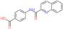 4-[(quinolin-2-ylcarbonyl)amino]benzoic acid