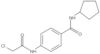 4-[(2-Chloroacetyl)amino]-N-cyclopentylbenzamide