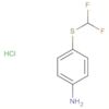 Benzenamine, 4-[(difluoromethyl)thio]-, hydrochloride