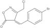 4-[(4-Bromophenyl)methylene]-3-(chloromethyl)-5(4H)-isoxazolone