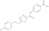 4-[[[5-[(4-Chlorophenoxy)methyl]-1,3,4-thiadiazol-2-yl]carbonyl]amino]benzoic acid