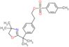 2-[4-[1-(4,4-dimethyl-5H-oxazol-2-yl)-1-methyl-ethyl]phenyl]ethyl 4-methylbenzenesulfonate