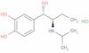 (R,*)-()-4-[1-hydroxy-2-[(1-methylethyl)amino]butyl]pyrocatechol hydrochloride