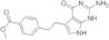 Metil 4-[2-(2-amino-4,7-dihidro-4-oxo-3H-pirrolo[2,3-d]pirimidin-5-il)etil]benzoato