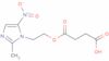 Butanedioic acid, 1-[2-(2-methyl-5-nitro-1H-imidazol-1-yl)ethyl] ester