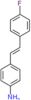 4-[(E)-2-(4-fluorophenyl)ethenyl]aniline
