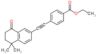 ethyl 4-[(5,5-dimethyl-8-oxo-5,6,7,8-tetrahydronaphthalen-2-yl)ethynyl]benzoate