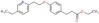 ethyl 3-[4-[2-(5-ethyl-2-pyridyl)ethoxy]phenyl]propanoate