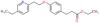 Ethyl 4-[2-(5-ethyl-2-pyridinyl)ethoxy]benzenepropanoate