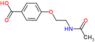 4-[2-(acetylamino)ethoxy]benzoic acid