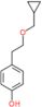 4-[2-(cyclopropylmethoxy)ethyl]phenol