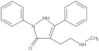 1,2-Dihydro-4-[2-(methylamino)ethyl]-2,5-diphenyl-3H-pyrazol-3-one