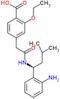 4-[2-[[(1S)-1-(2-aminophenyl)-3-methyl-butyl]amino]-2-oxo-ethyl]-2-ethoxy-benzoic acid
