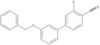 3-Fluoro-3′-(phenylmethoxy)[1,1′-biphenyl]-4-carbonitrile