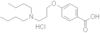 4-(3-(dibutylamino)propoxy)benzoic acid HCL