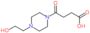 4-[4-(2-hydroxyethyl)piperazin-1-yl]-4-oxobutanoic acid