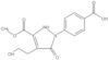 3-Methyl 1-(4-carboxyphenyl)-2,5-dihydro-4-(2-hydroxyethyl)-5-oxo-1H-pyrazole-3-carboxylate