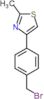 4-[4-(bromomethyl)phenyl]-2-methyl-1,3-thiazole