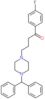 4-[4-(diphenylmethyl)piperazin-1-yl]-1-(4-fluorophenyl)butan-1-one