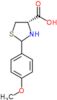 (4S)-2-(4-methoxyphenyl)thiazolidine-4-carboxylic acid