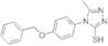 4-[4-(benzyloxy)phenyl]-5-methyl-4H-1,2,4-triazole-3-thiol