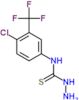 N-[4-chloro-3-(trifluoromethyl)phenyl]hydrazinecarbothioamide