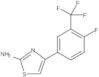 4-[4-Fluoro-3-(trifluoromethyl)phenyl]-2-thiazolamine