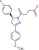 4-[(5R)-5-(4-fluorophenyl)-3-(4-methoxyphenyl)-4,5-dihydro-1H-pyrazol-1-yl]-4-oxobutanoate