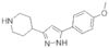 4-[5-(4-METHOXYPHENYL)-1H-PYRAZOL-3-YL]PIPERIDINE