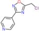 4-[5-(chloromethyl)-1,2,4-oxadiazol-3-yl]pyridine