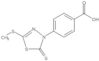 4-[5-(Methylthio)-2-thioxo-1,3,4-thiadiazol-3(2H)-yl]benzoic acid