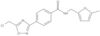 4-[5-(Chloromethyl)-1,2,4-oxadiazol-3-yl]-N-[(5-methyl-2-furanyl)methyl]benzamide