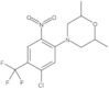 4-[5-Chloro-2-nitro-4-(trifluoromethyl)phenyl]-2,6-dimethylmorpholine