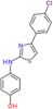 4-{[4-(4-chlorophenyl)-1,3-thiazol-2-yl]amino}phenol