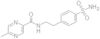 4-[2-(5-Methylpyrazine-2-carboxamido)ethyl]benzenesulfonamide