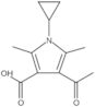 4-Acetyl-1-cyclopropyl-2,5-dimethyl-1H-pyrrole-3-carboxylic acid