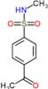 4-acetyl-N-methylbenzenesulfonamide