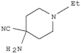 4-Piperidinecarbonitrile,4-amino-1-ethyl-