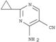 5-Pyrimidinecarbonitrile,4-amino-2-cyclopropyl-