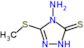 4-amino-5-(methylsulfanyl)-2,4-dihydro-3H-1,2,4-triazole-3-thione