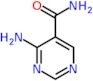 4-aminopyrimidine-5-carboxamide