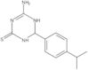 6-Amino-3,4-dihydro-4-[4-(1-methylethyl)phenyl]-1,3,5-triazine-2(1H)-thione