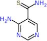 4-aminopyrimidine-5-carbothioamide