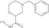 N-Methyl-4-(phenylmethyl)-2-morpholinecarboxamide