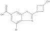 Ácido 4-bromo-2-(3-hidroxi-1-azetidinil)-6-benzotiazolcarboxílico