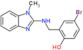 4-bromo-2-{[(1-methyl-1H-benzimidazol-2-yl)amino]methyl}phenol